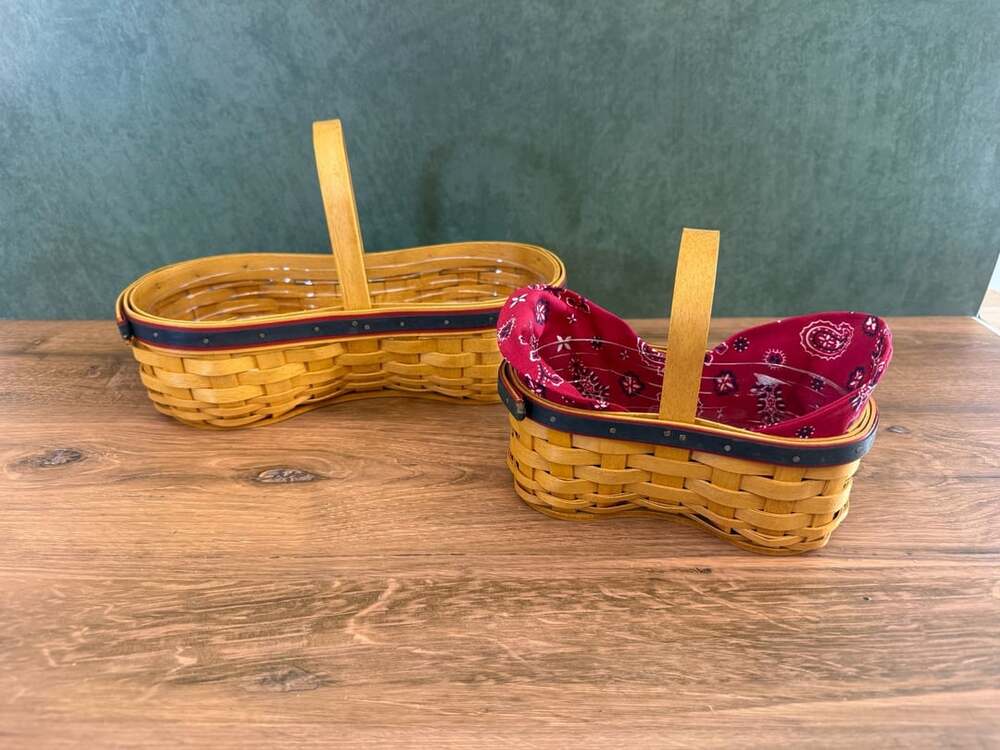 Longaberger Barbeque Buddy Basket Set